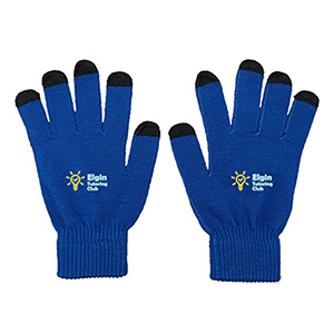 CU636-C
	-TOUCH SCREEN GLOVES
	-Royal Blue with Black Tips (Clearance Minimum 60 Units)